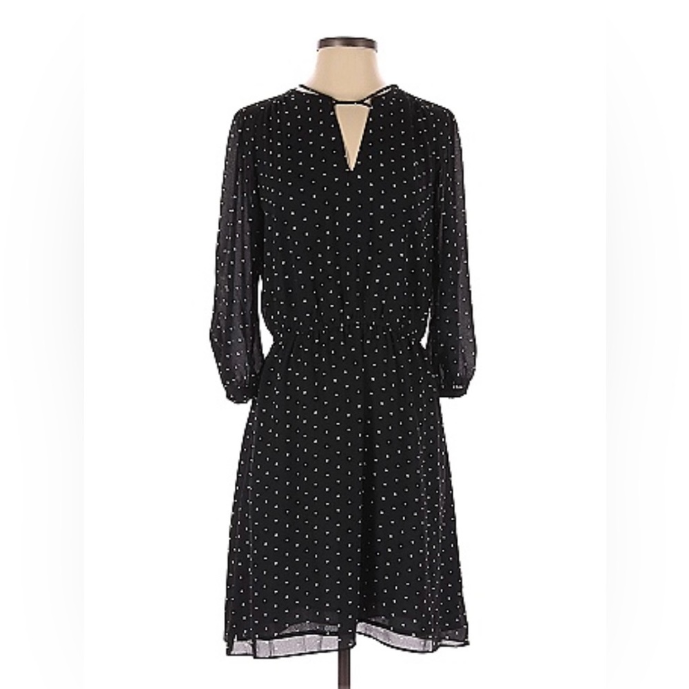 Polkadot Black & White Loft Dress